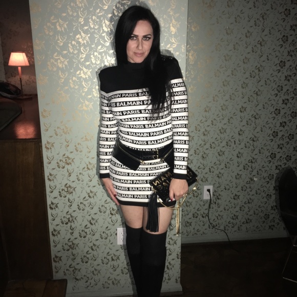 Balmain Striped Logo Knit BNWT - Picture 4 of 13